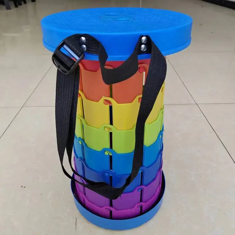 Portable Telescopic Folding Stool