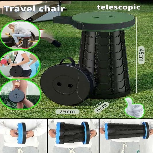 Portable Telescopic Folding Stool